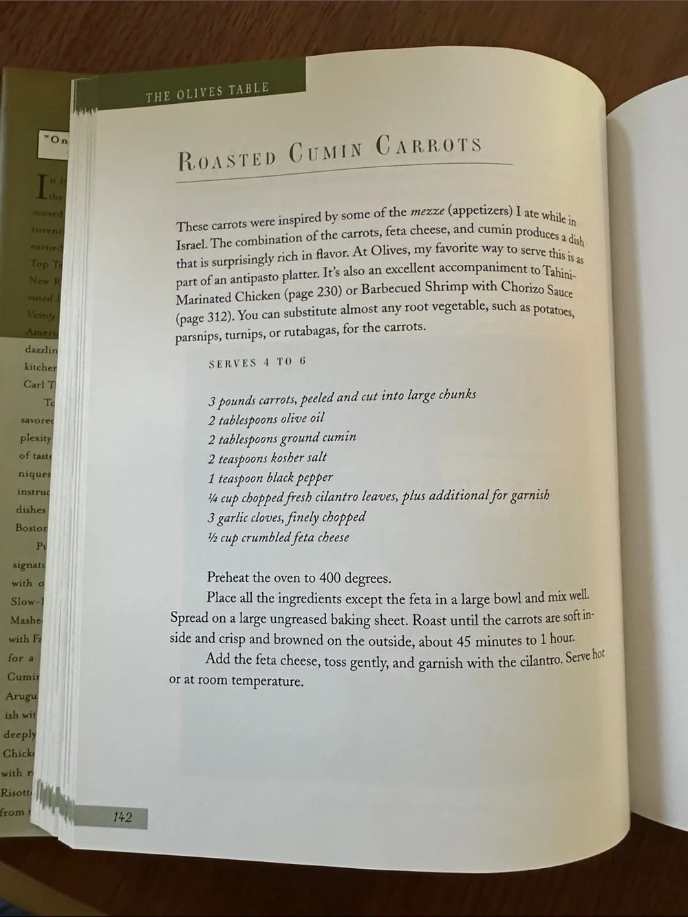 The Olives Table Cookbook by Todd English - Olive Green & Black
